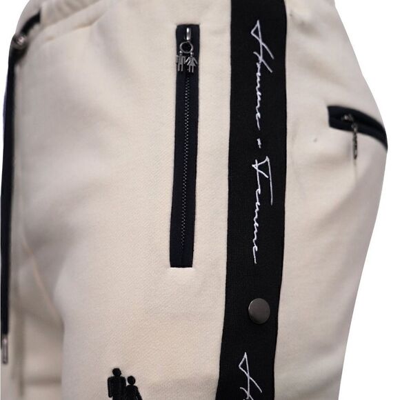 NWOT Homme Femme Signature Cream Black Unisex Track Pants Sz L - Picture 3 of 13